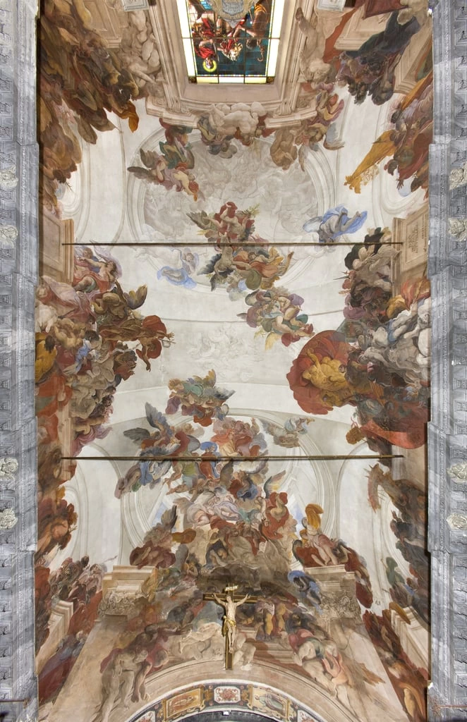  60-Paolo Pagani-Volta con affreschi-Chiesa di San Martino, Castello, Valsolda, Como 